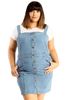 Immagine di JEANS DUNGAREE BLUE DRESS STRETCH WITH BUTTONS